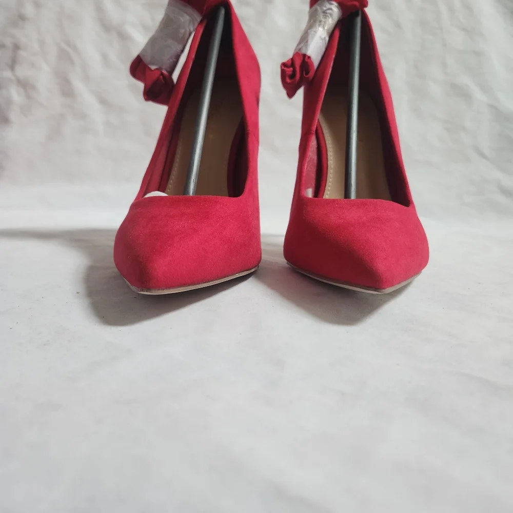 Shoe Dazzle Wilda Red Pumps Size 9.5