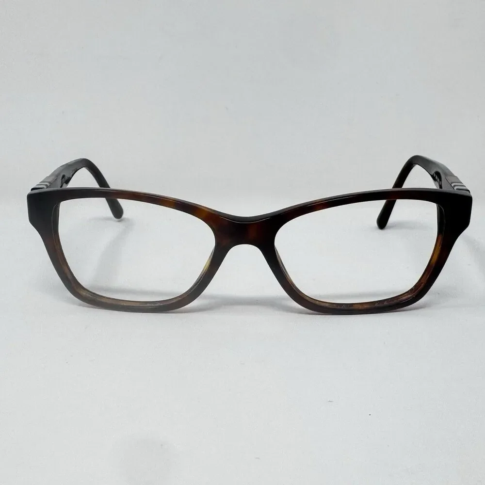 Burberry B2144 3349 Brown Havana Rectangular Eyeglass Frames 51-16-140