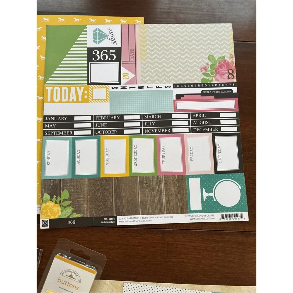 Chickaniddy 365 Scrapbook Kit No Sketches Papercraft Everyday Happenings
