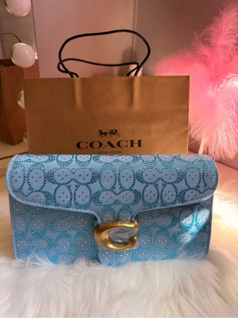 Coach light blue