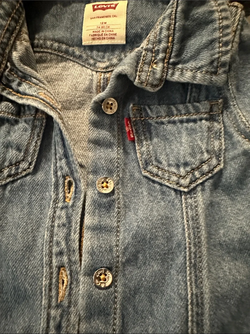 Levis levi denim