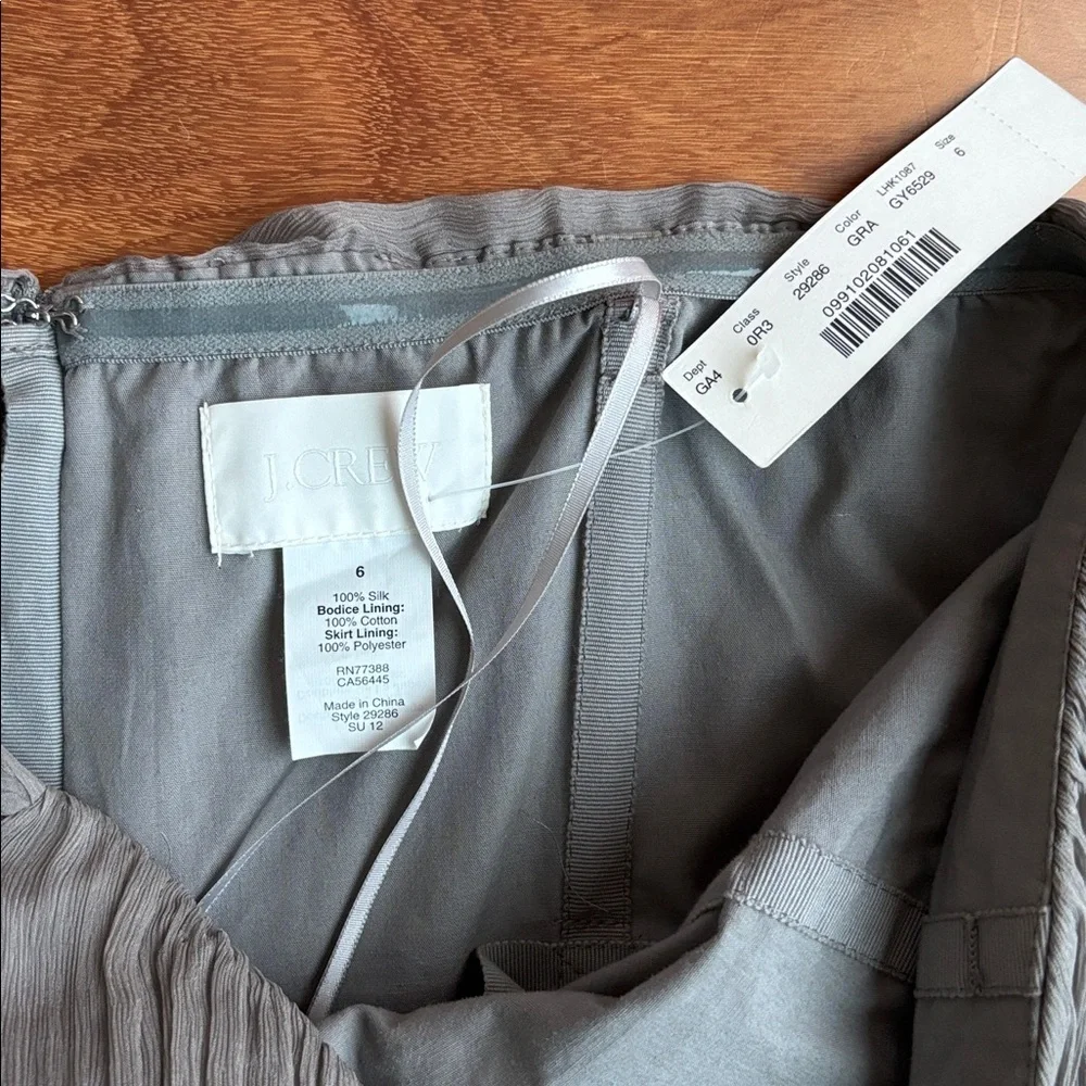J. Crew strapless crew