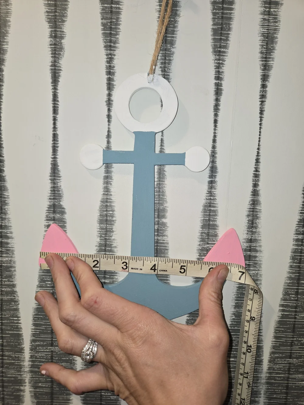 handmade anchor nursery decor handmade coastal