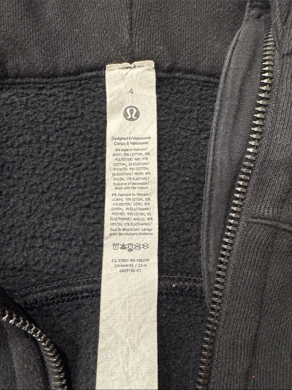 lululemon athletica sleek black