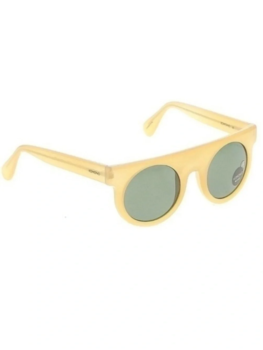 KOMONO Hippolyte Milky Bone Sunglasses NEW shield yellow gold