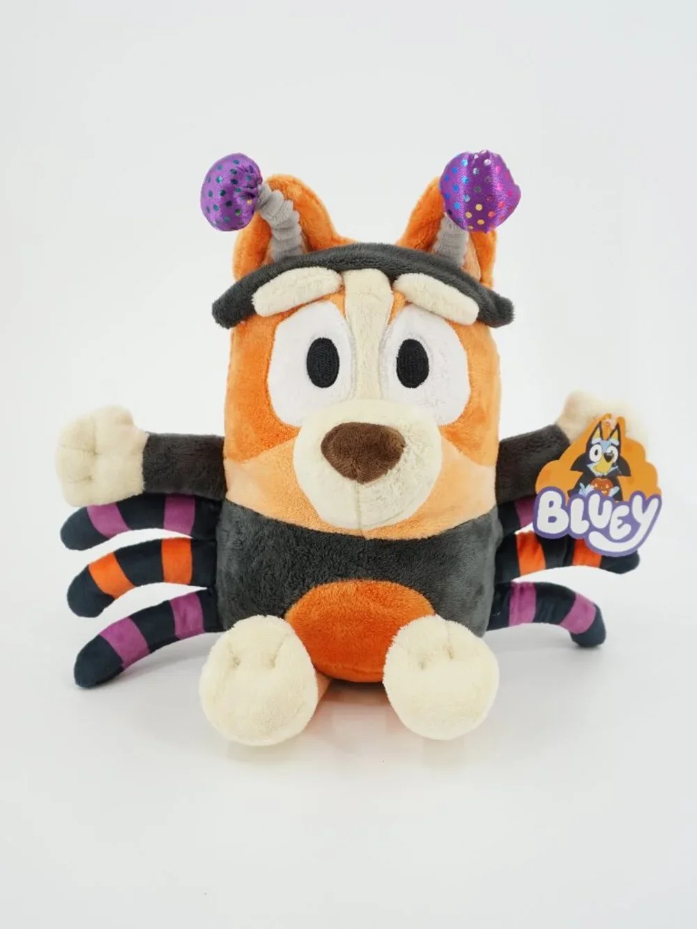 Share NWT! Bluey Halloween BINGO in Spider Costume 18-Inch Plush Plushie Toy