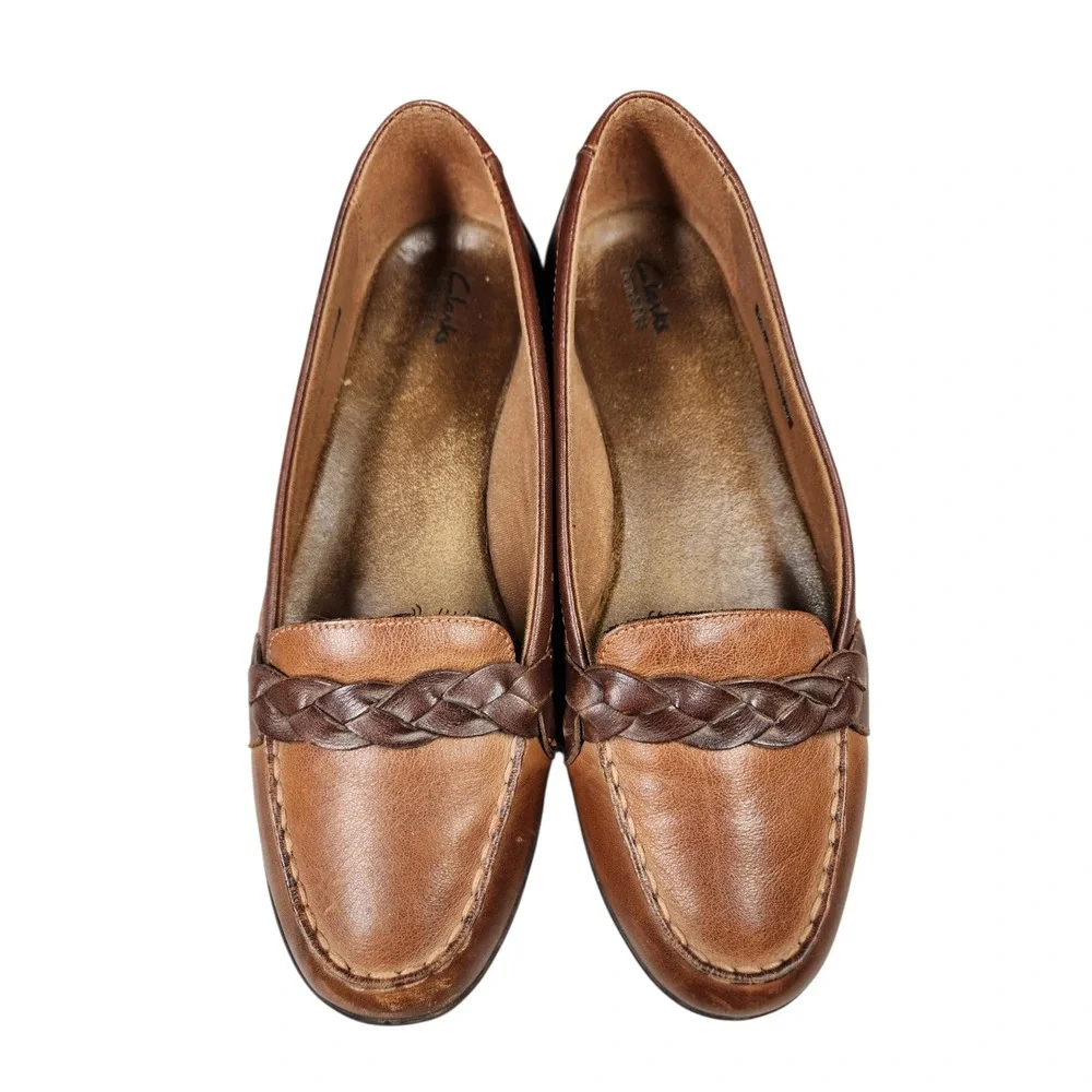 Clarks vintage brown