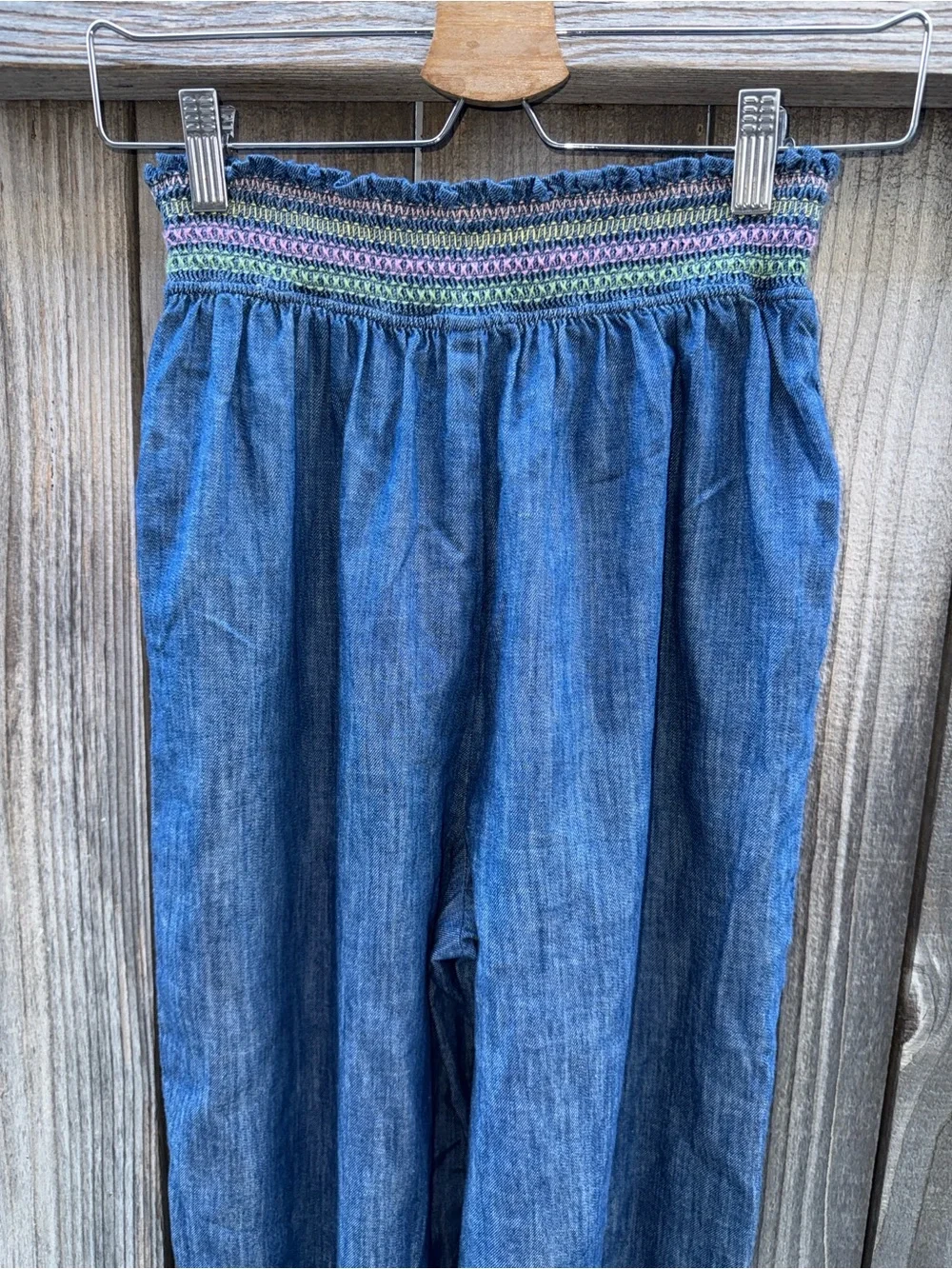 Zimmermann denim shirred