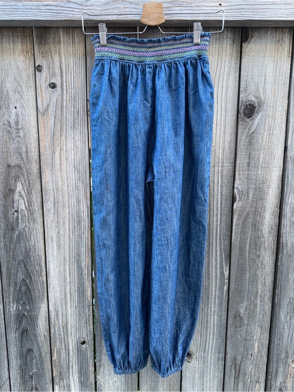 Zimmermann denim shirred
