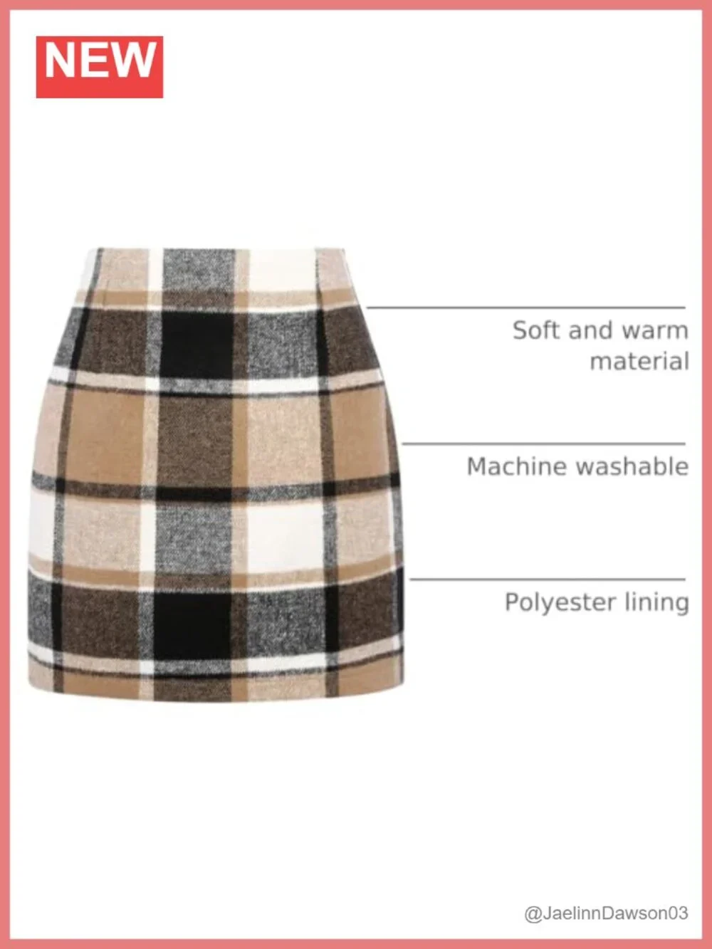 N/A wool plaid