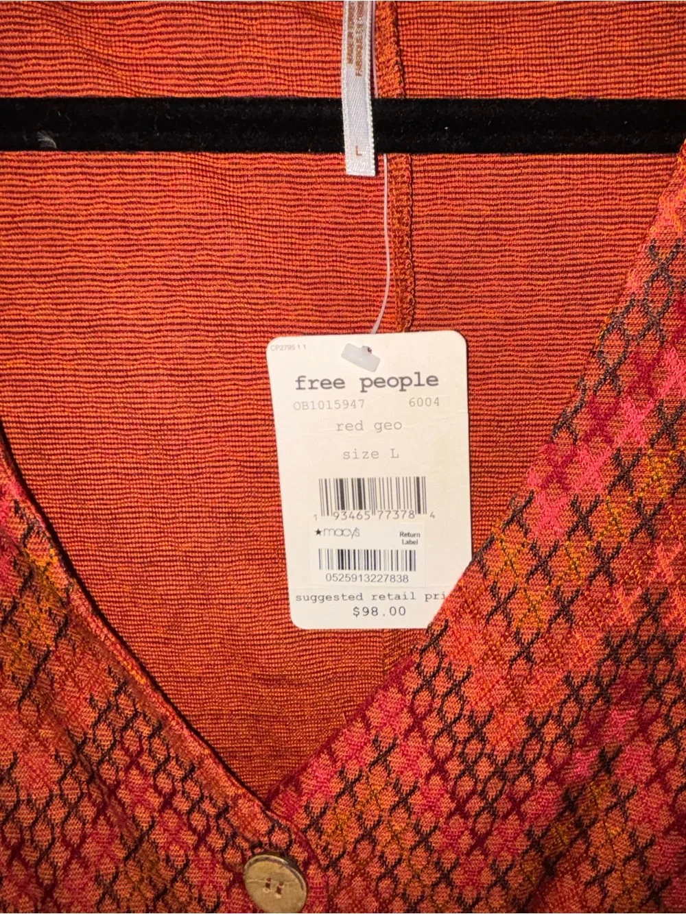 Free People rust red