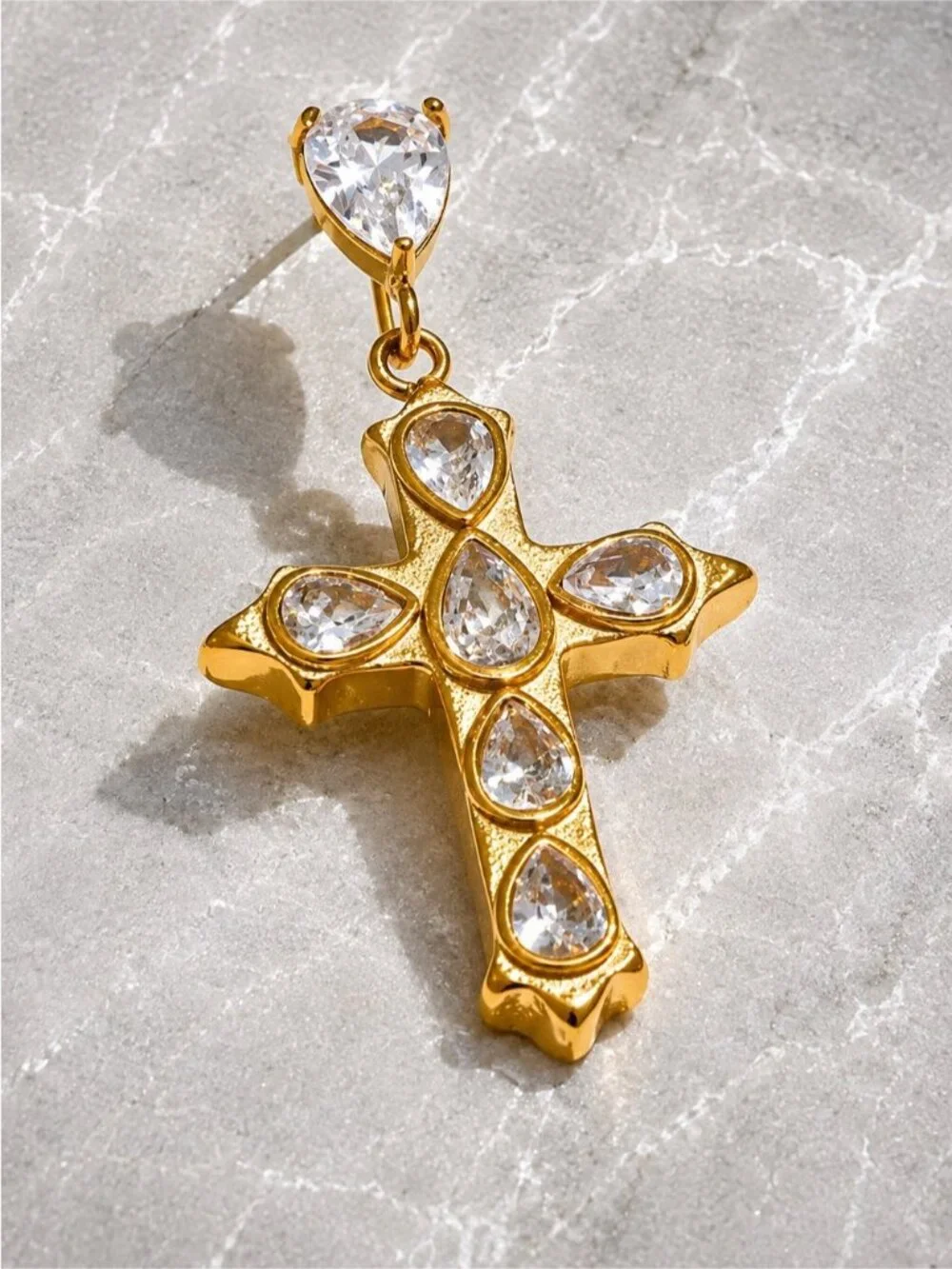 Anthropologie gold tone
