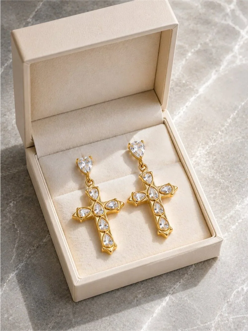 Anthropologie gold tone