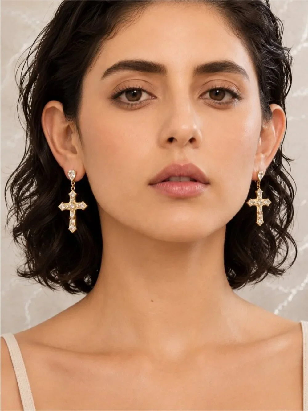 Anthropologie gold tone