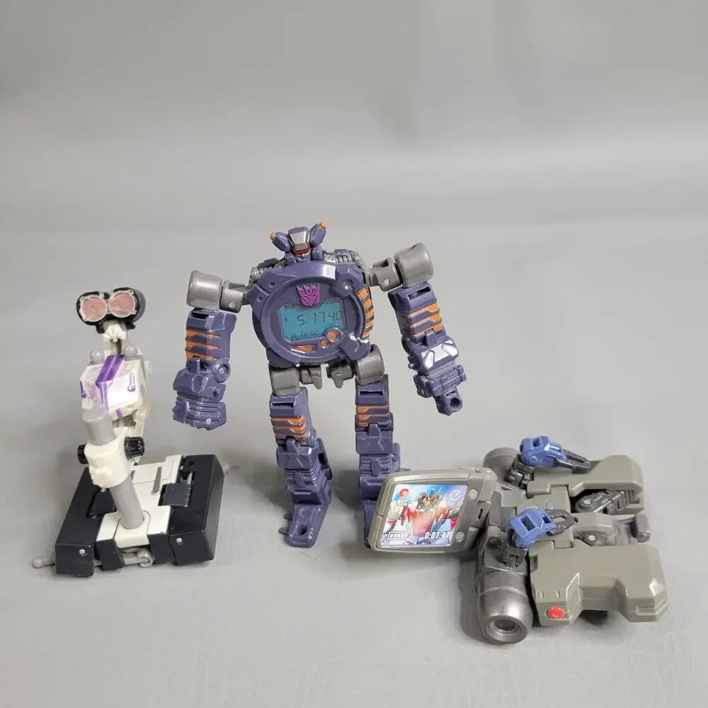 Transformers Real Gear Robots 2007 Decepticon Zoom Out 25X Meantime Watch Figure