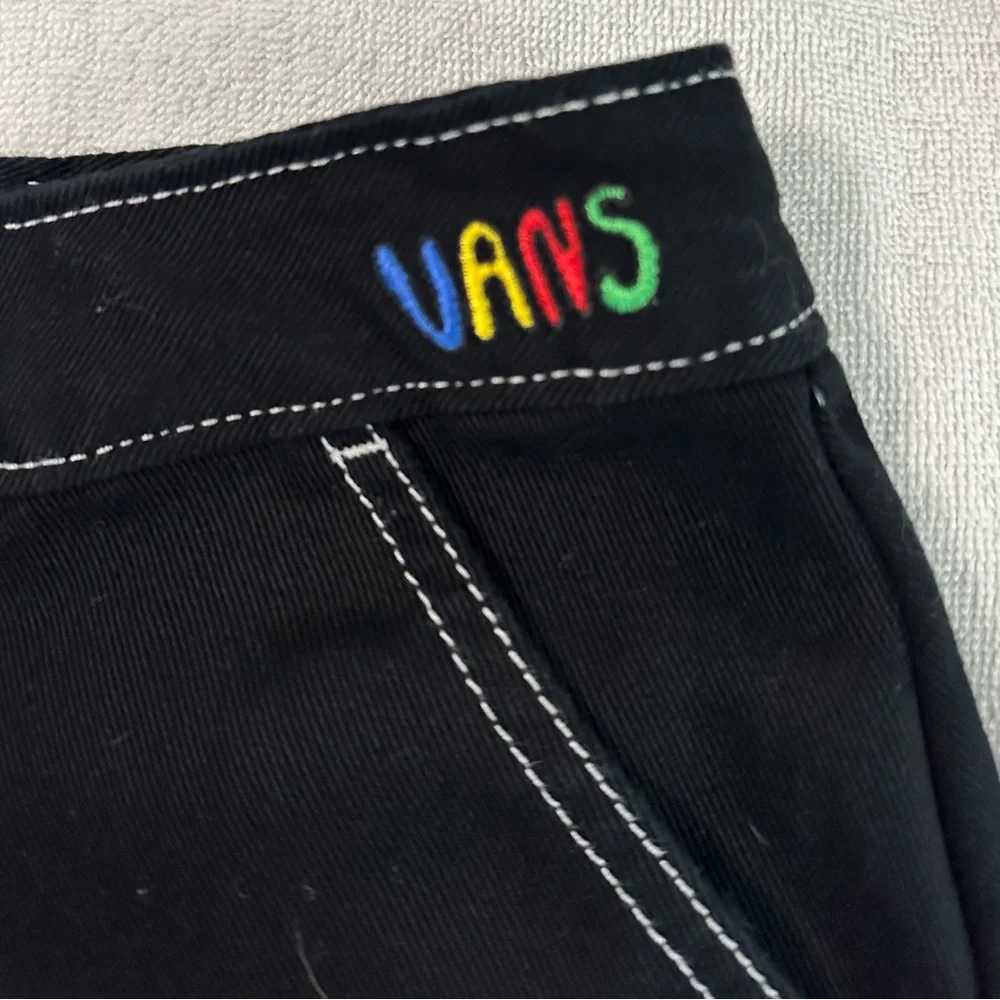 Vans black denim