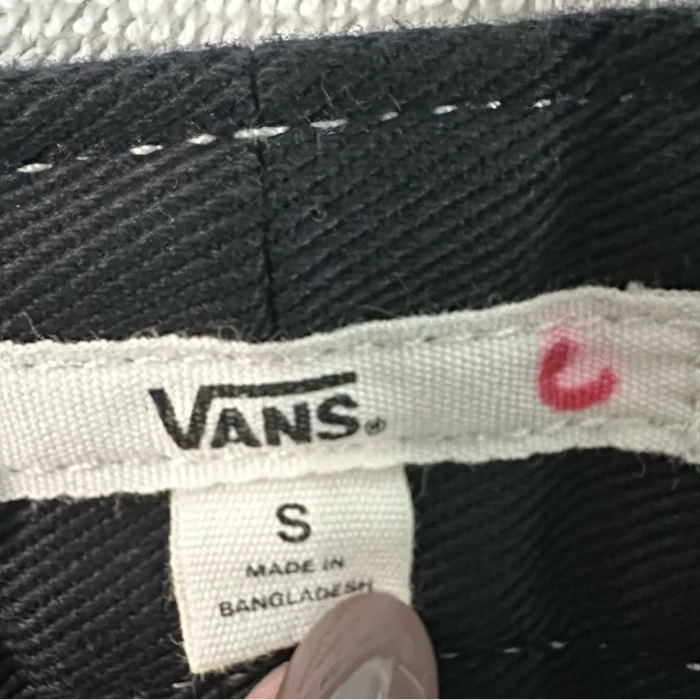 Vans black denim