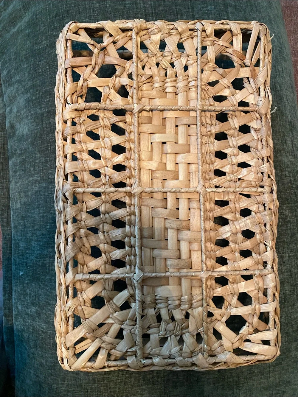 Vintage handwoven open