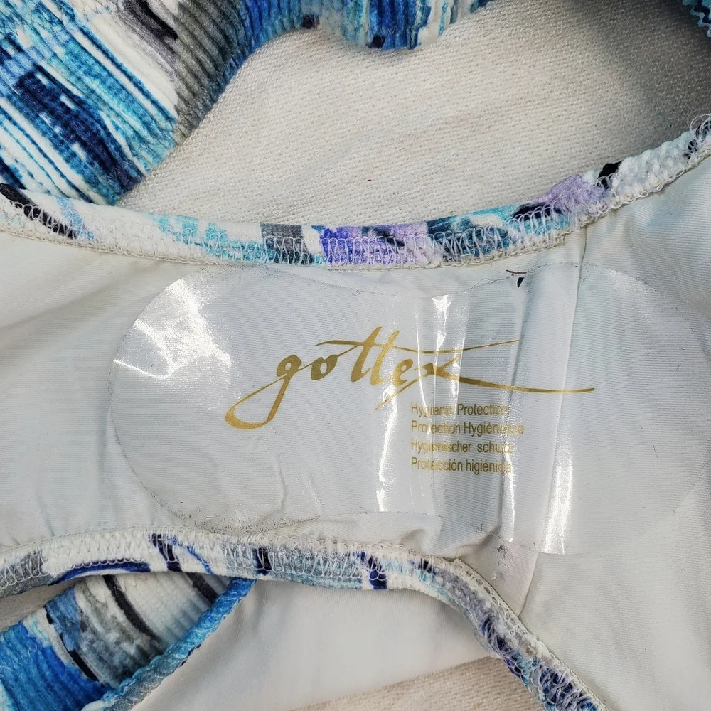 Gottex white blue