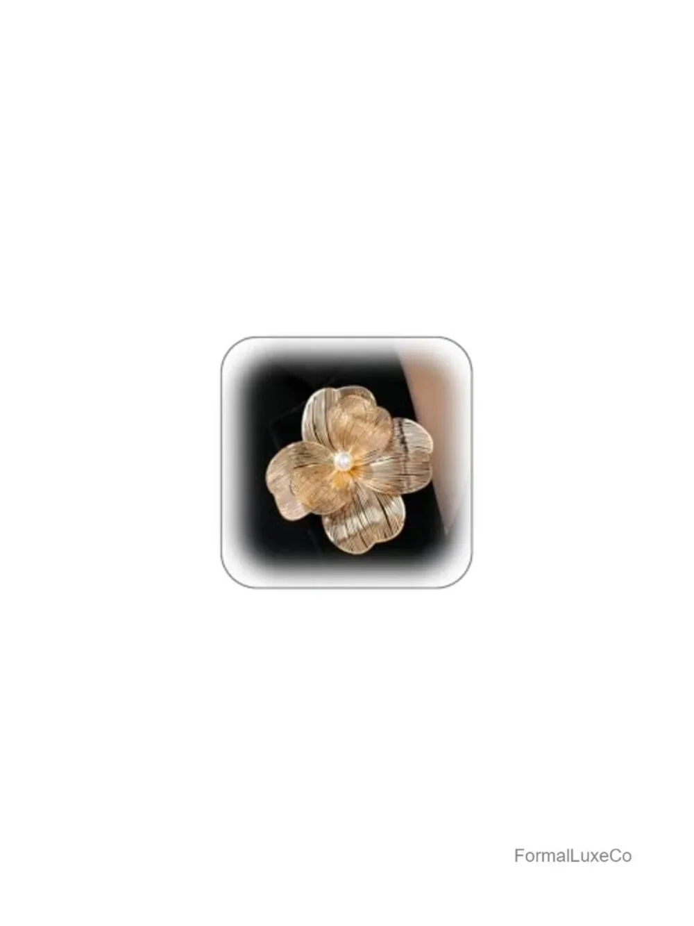 Large Layered Flower Brooches for Women Filigree Lapel Pins