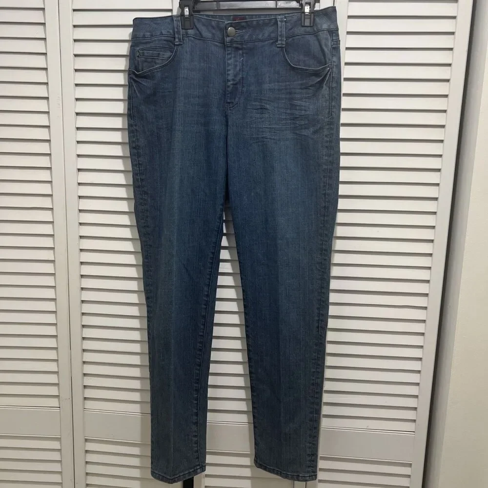 Sassoon Ooh La La Skinny Leg Shuffle Jeans Stretch Cotton BlendSize 16 Preowned