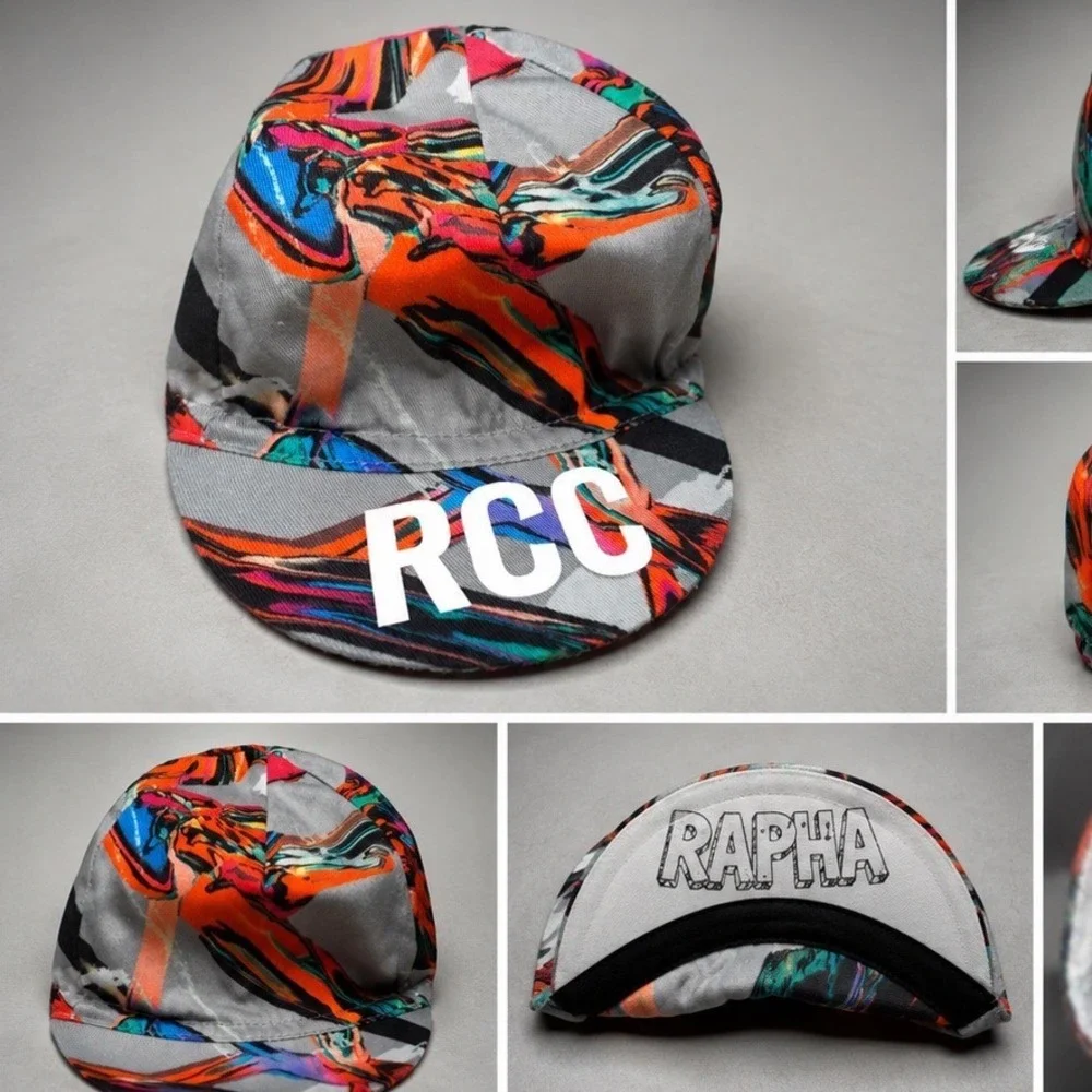 Rapha Cycling‎ Cap  RCC Braulio Amado Multicolor Cotton Limited Edition Artist