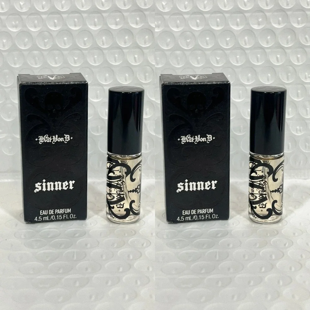 KVD Lot 2x KAT VON D SINNER Deluxe Travel Size (4.5ml/.15oz)‎ NEW