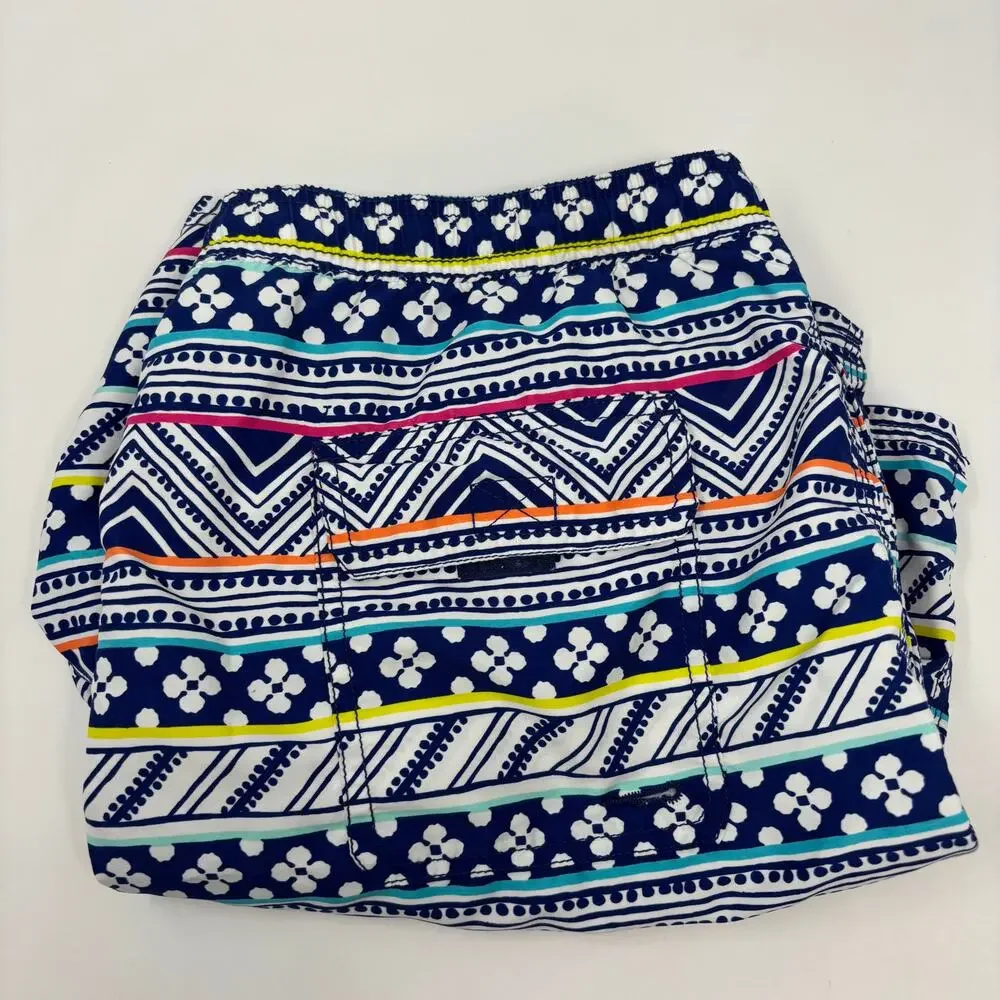Vineyard Vines Mens Large‎ Multicolor Patterned Drawstring Swim Trunks