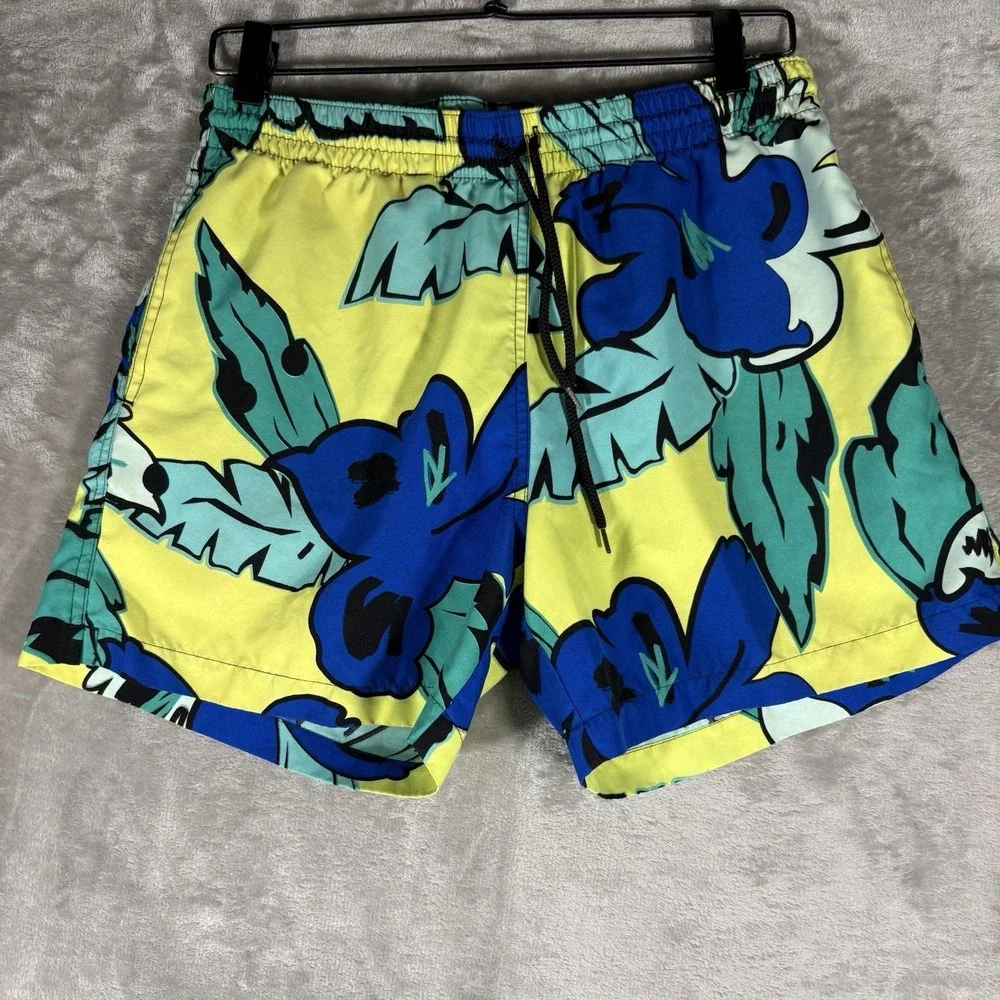 Chubbies‎ Swim Trunks Mens Medium Yellow 4.5