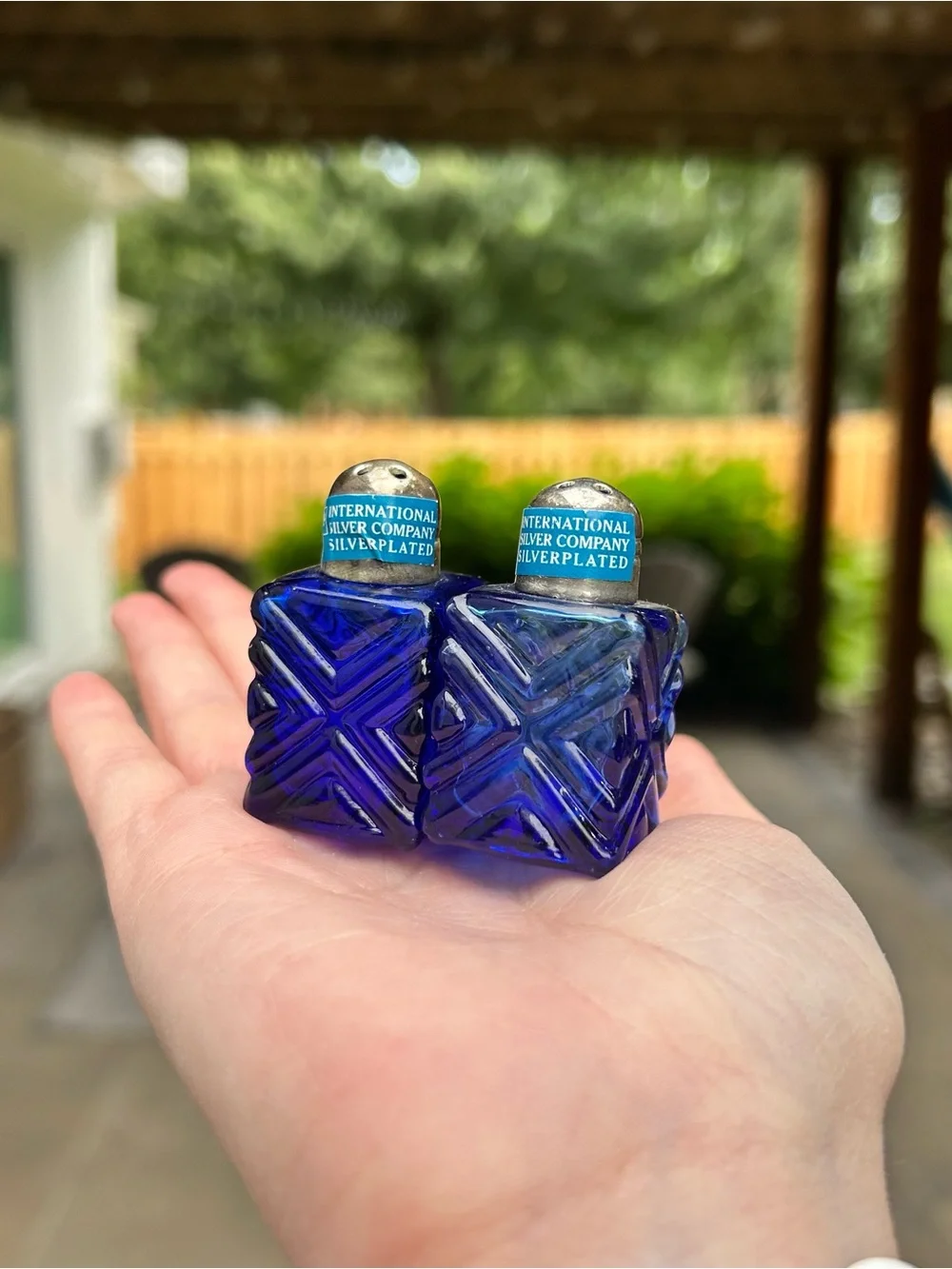 N/A blue glass