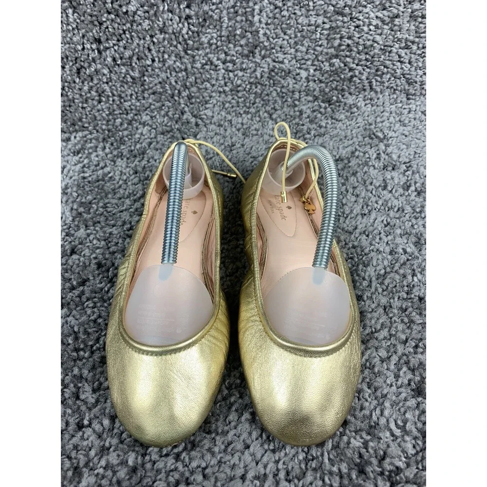 KATE SPADE Foldable Ballet Flats Leather size 6