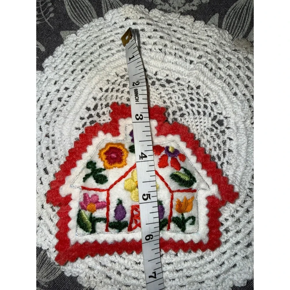 Handmade felt house