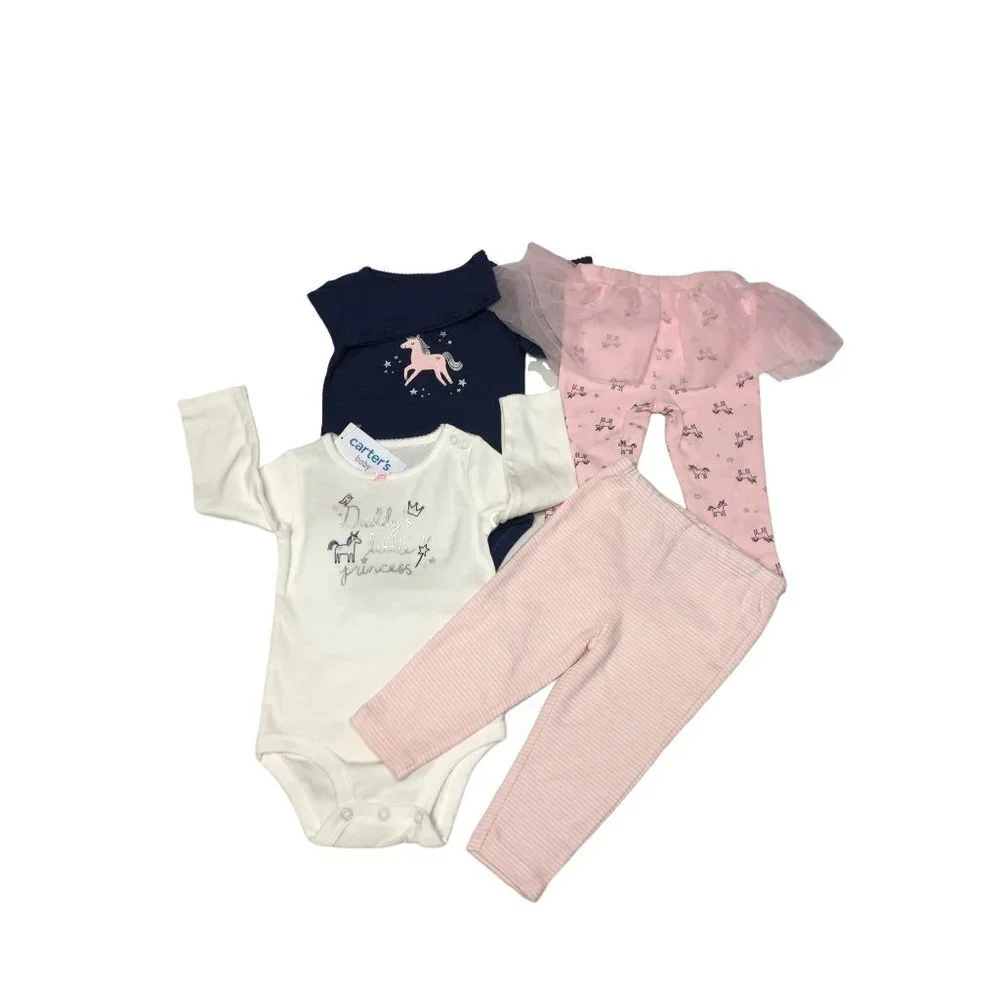 Carters navy pink