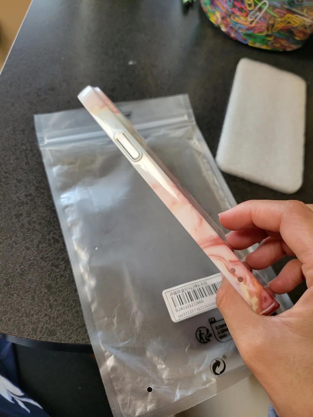 N/A glossy marble