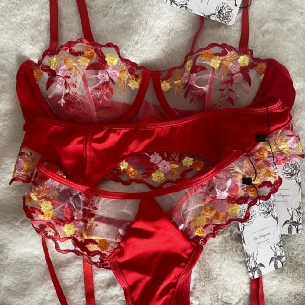 Dolls Kill sheer embroidered