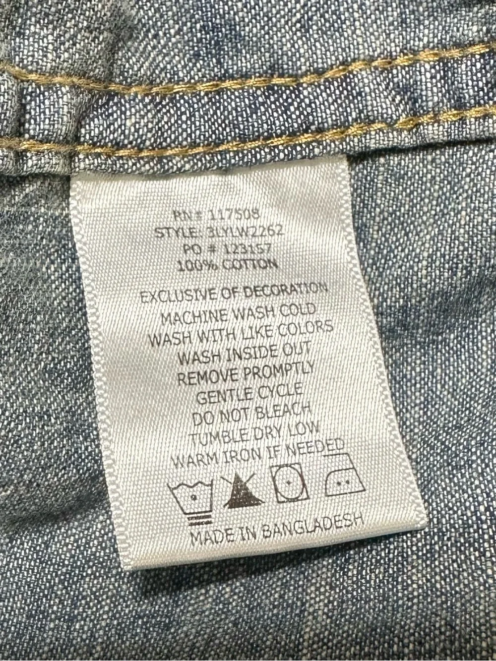Levis levi denim
