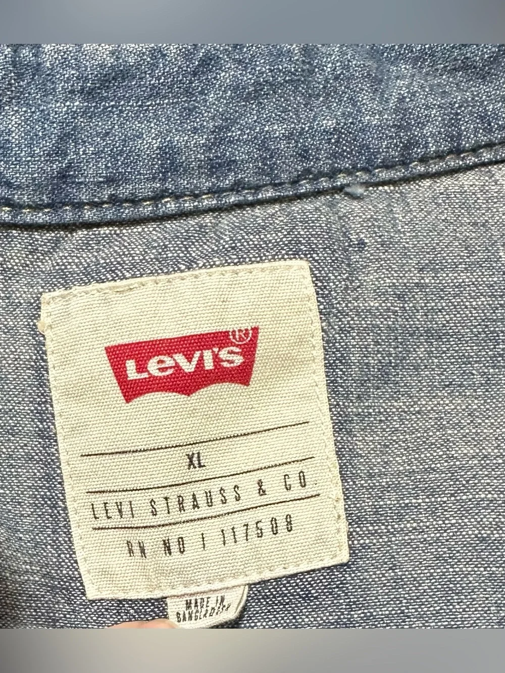 Levis levi denim