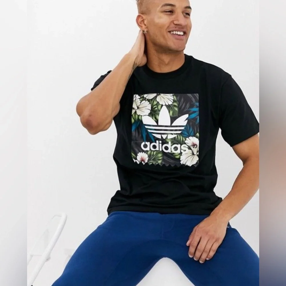 adidas men trefoil