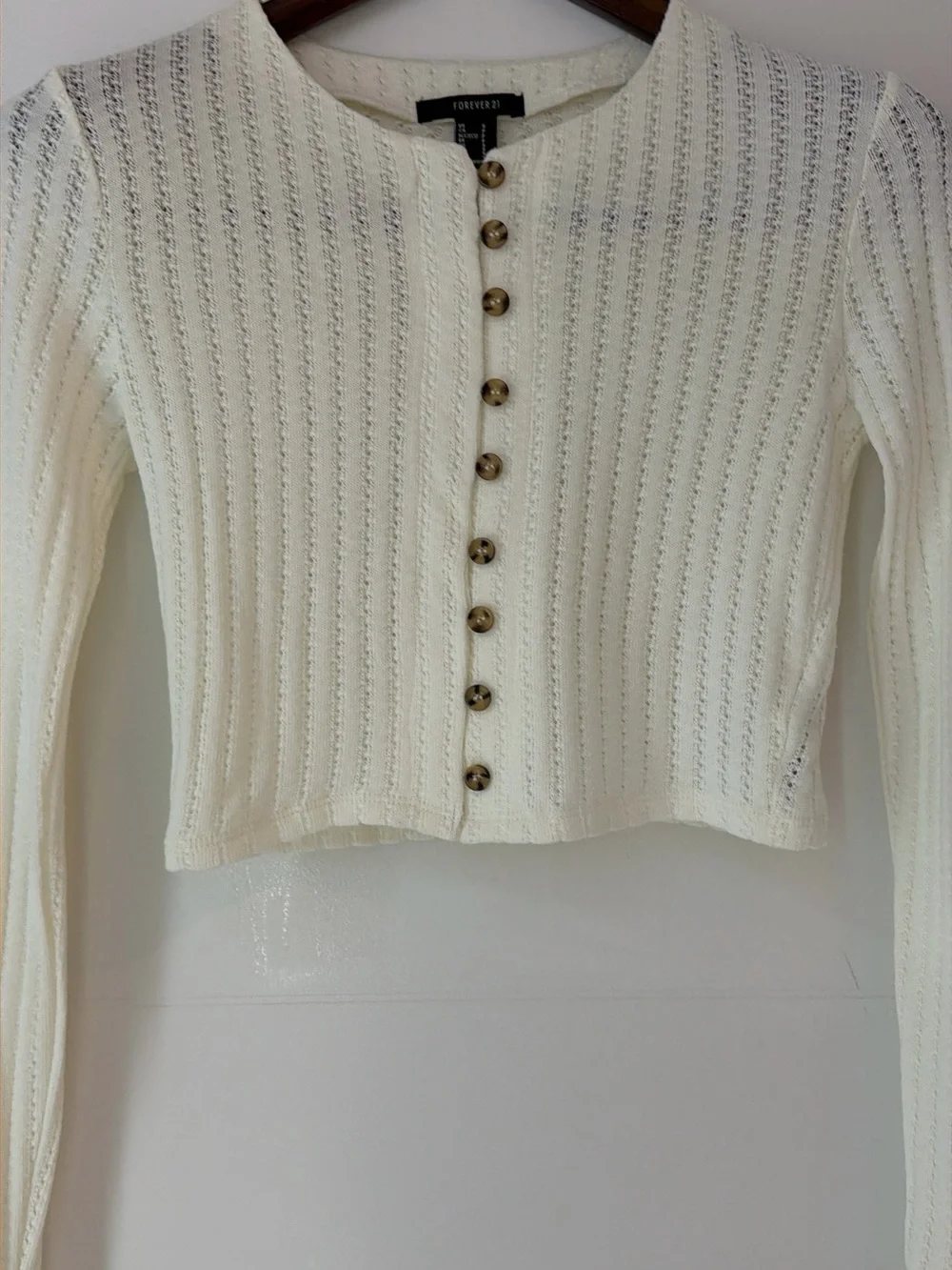 Zara cropped cable