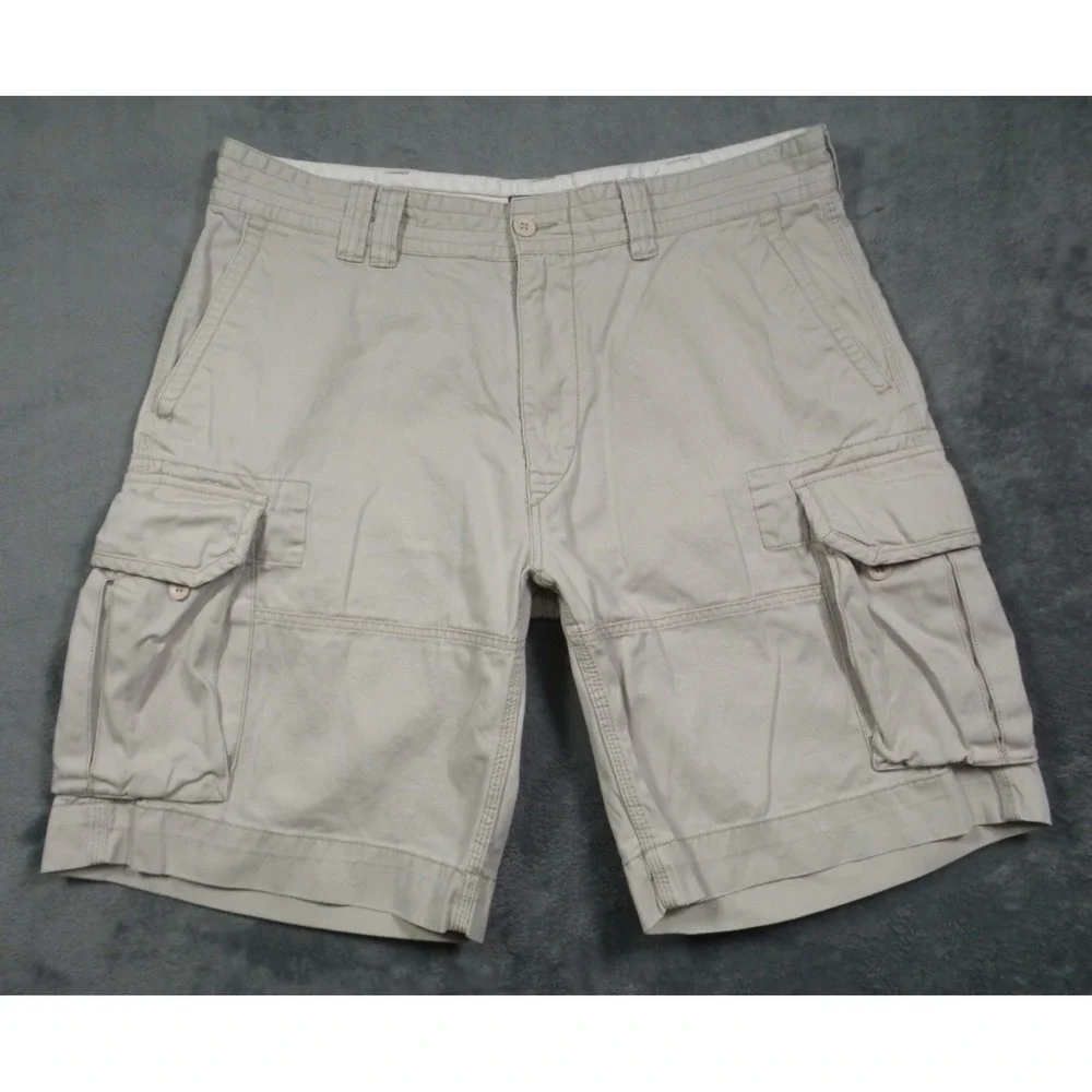 Polo Ralph Lauren Shorts Mens Size 38 Stone Gellar Classic Fit Cargo Pockets