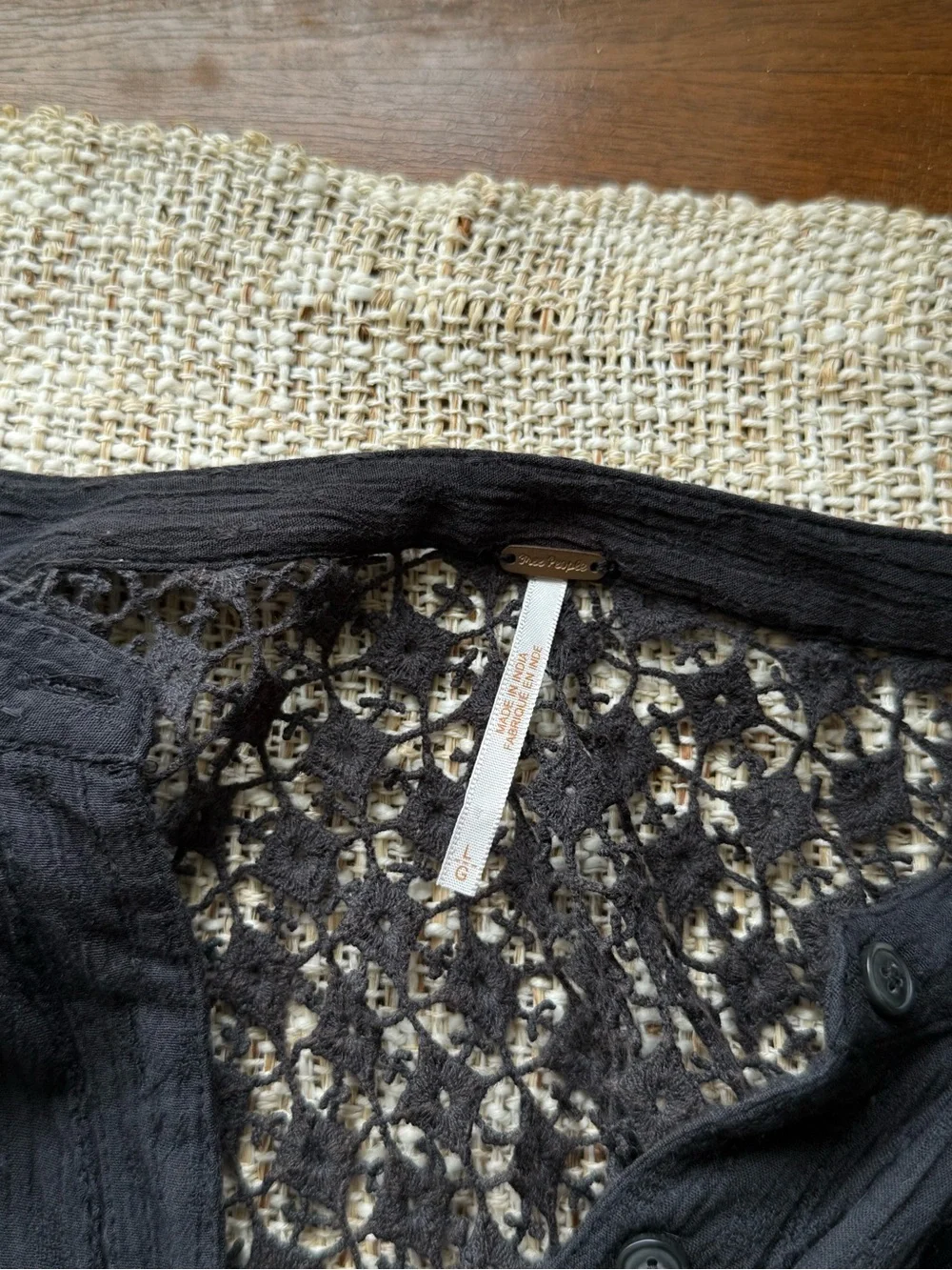 Free People flowy button
