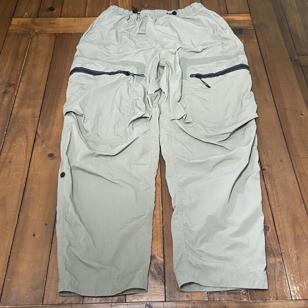 Nike Cargo Utility Pants Mens Large Sage Green Nylon Gorpcore Techwear Trousers