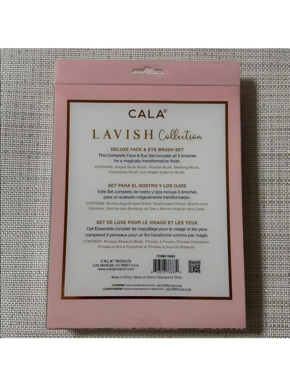 Cala new packaging