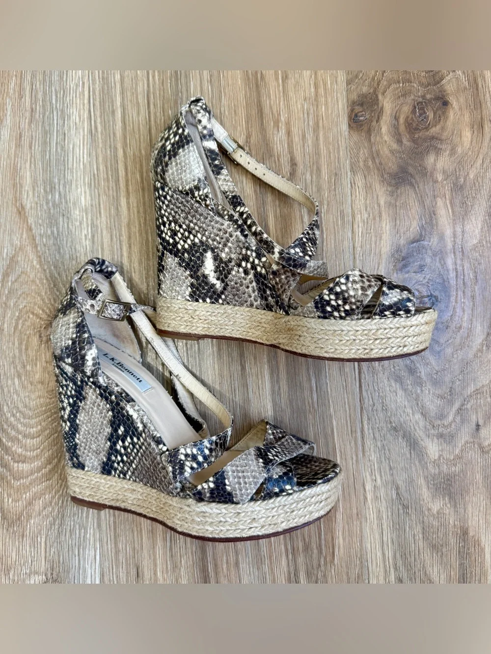 LK Bennett bennett snakeskin