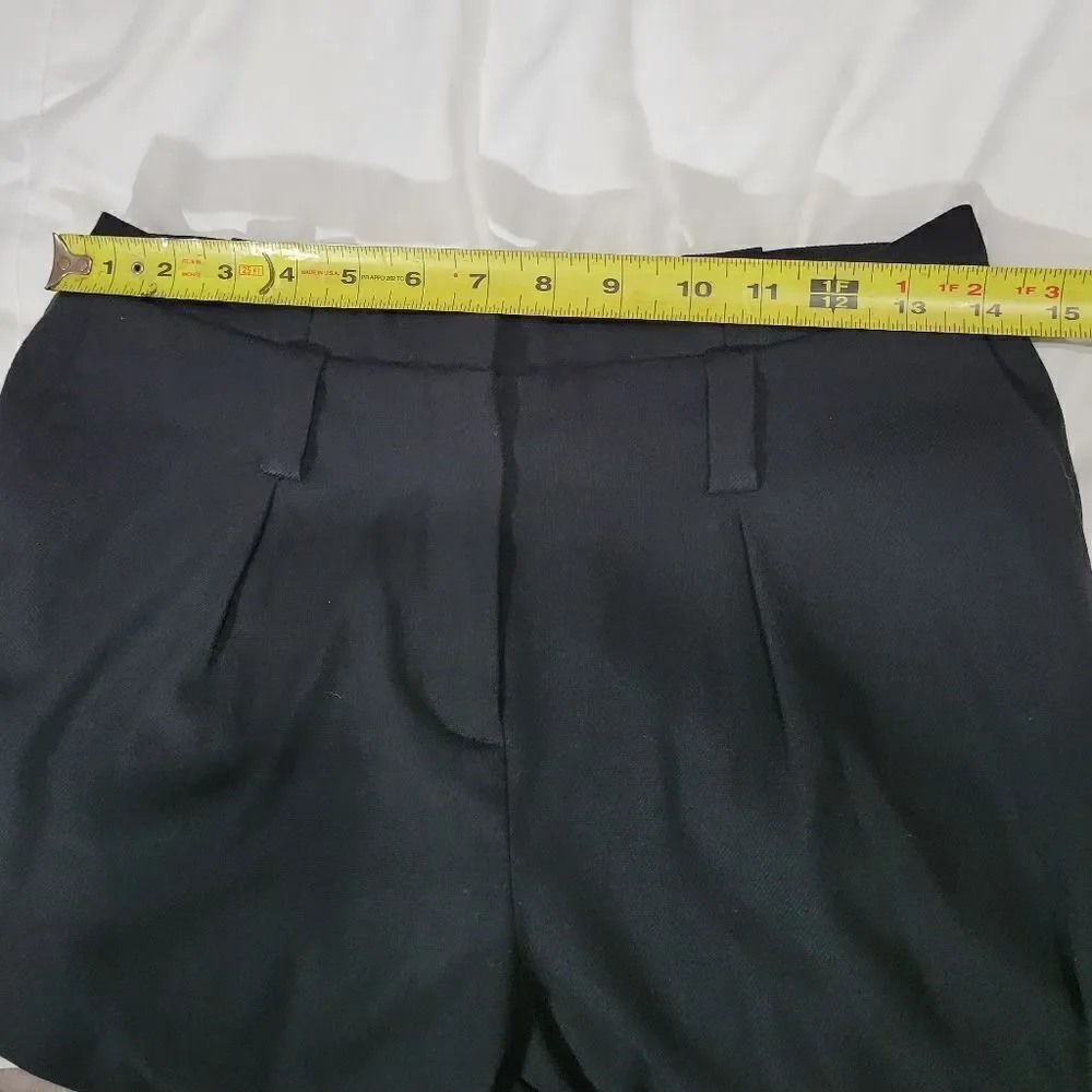 Mango basics high waisted cropped pants