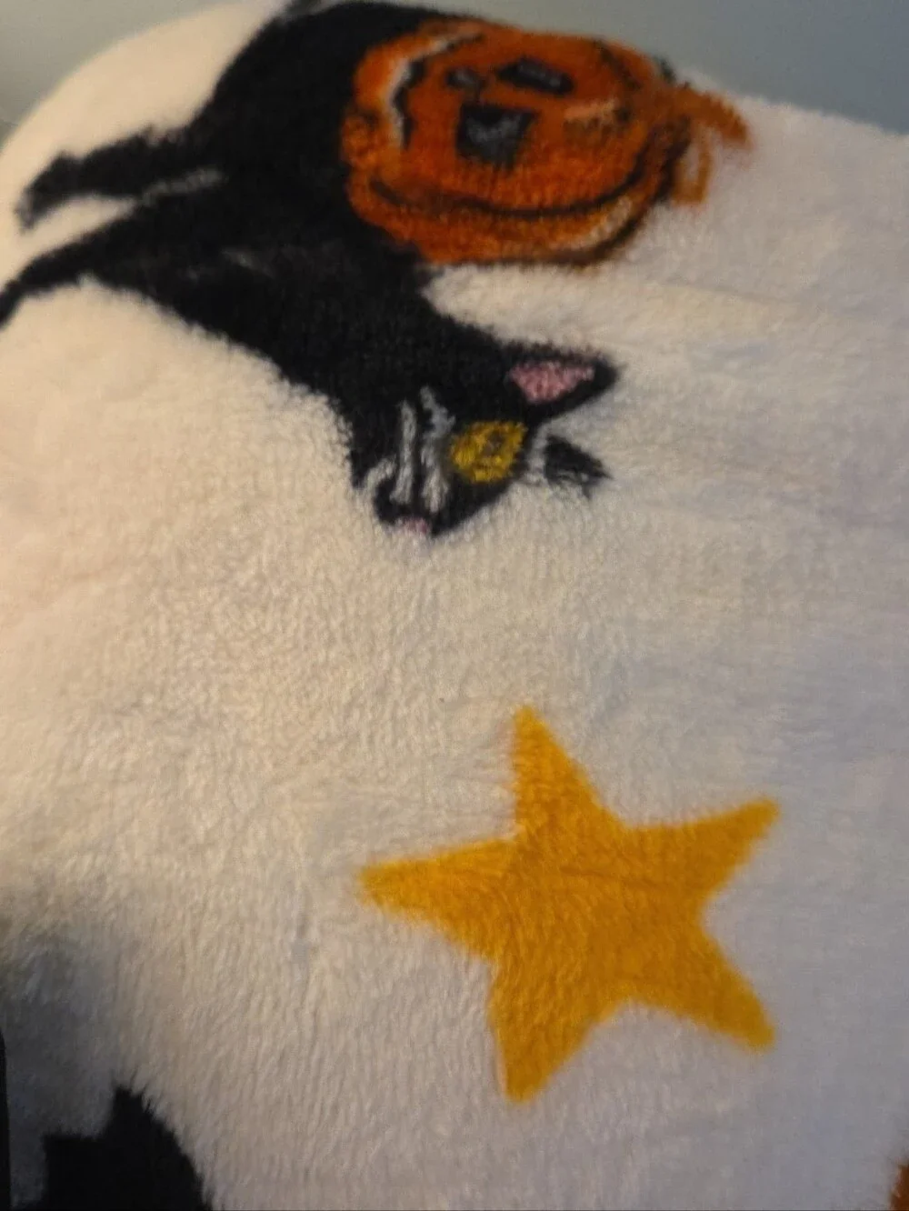 Hay & Harvest black throw