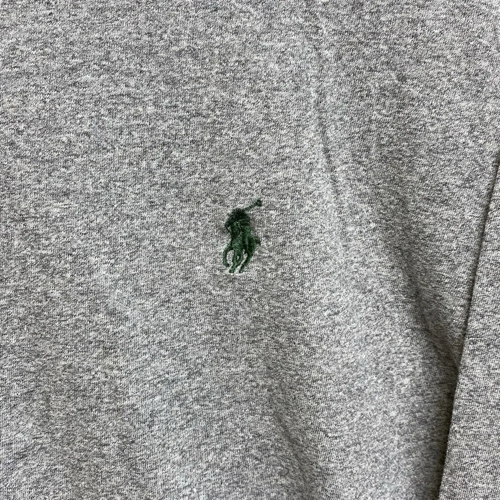 Polo Ralph Lauren Long Sleeve T-Shirt‎ Men's Medium Gray Small Pony