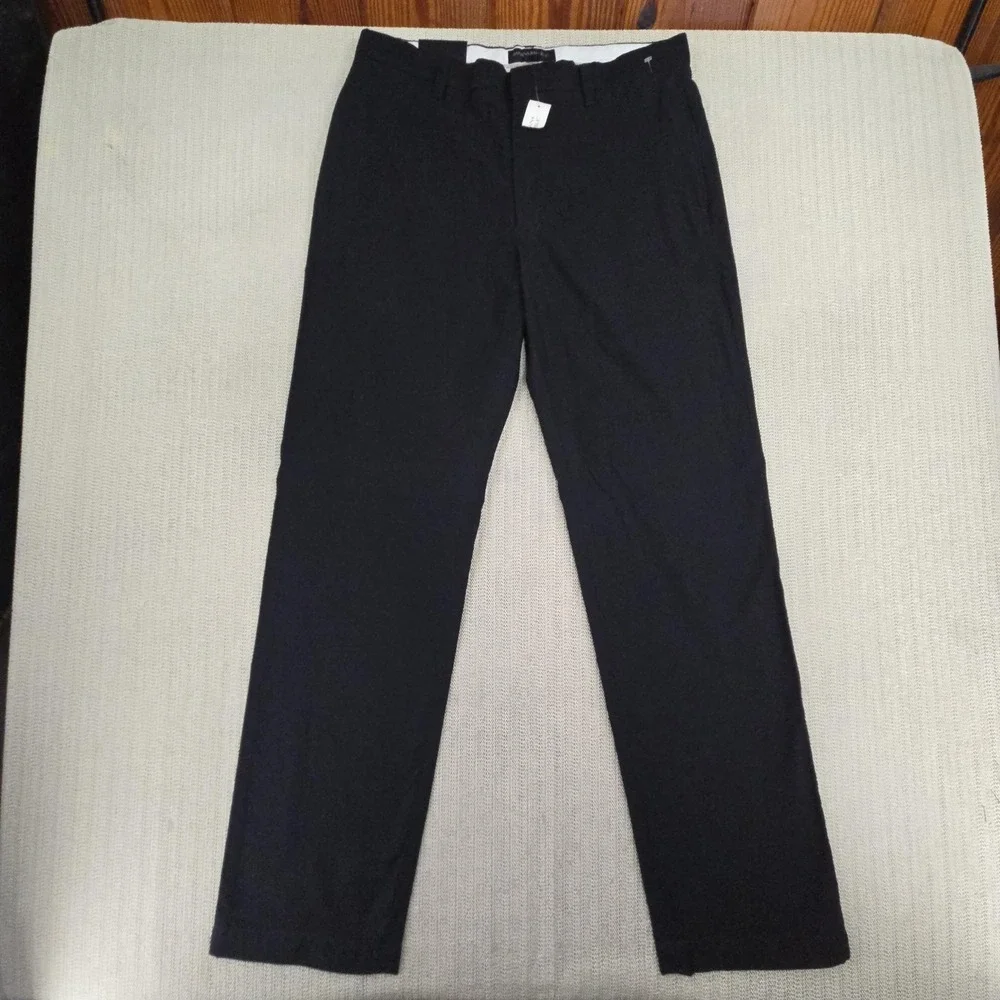 Banana Republic Pants Mens 33x33 Black Corduroy Chino‎ Flat Front Casual