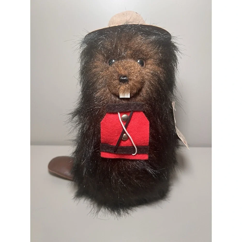 VTG Littlewood Cottage‎ Brewster Canadian Mounted Police Plush Beaver Canada NWT