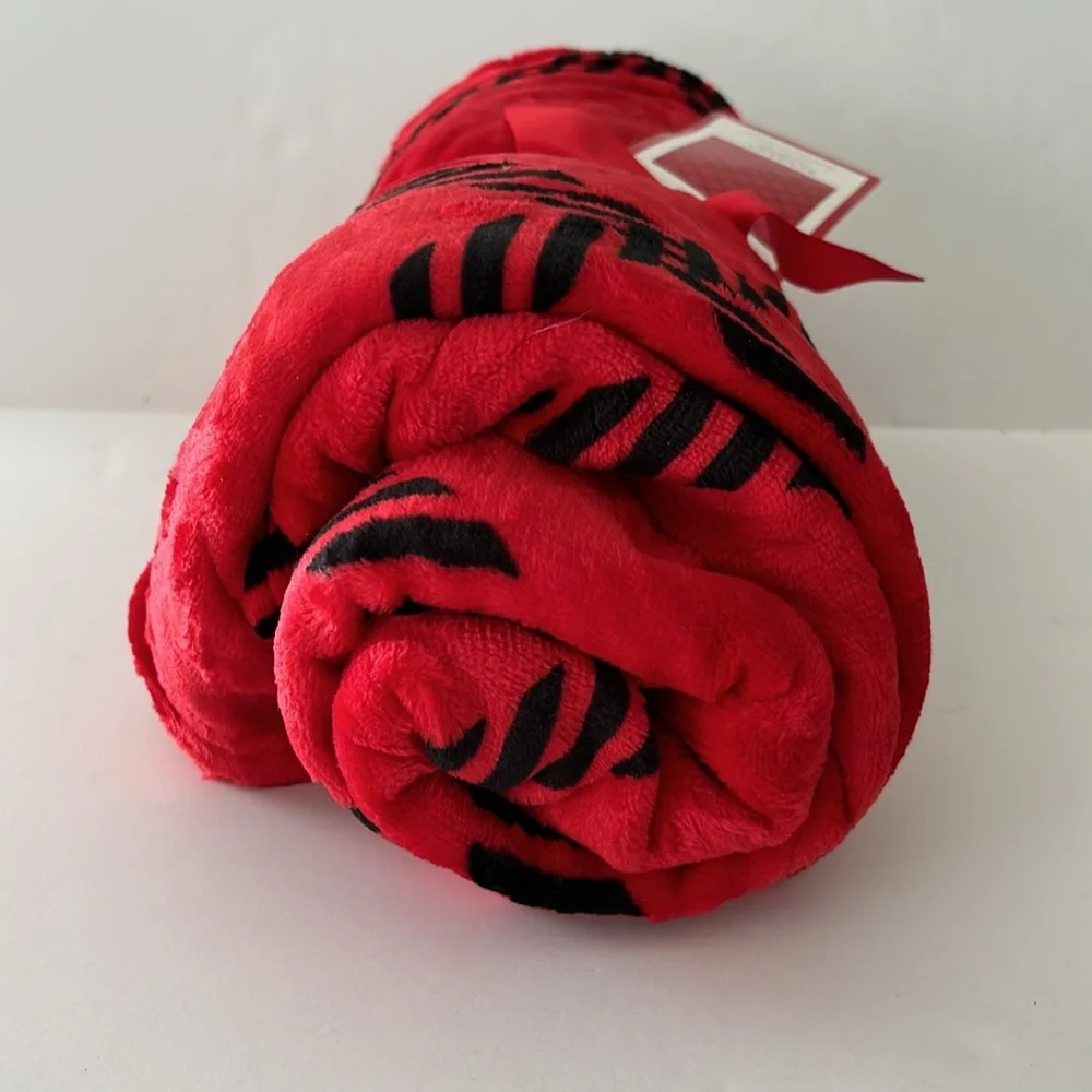 Hallmark Red & Black Blanket Throw